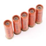 (S1) 5 x 12 bore Eley GP spherical ball cartridges[Purchaser Please Note: Section 1 or RFD licence