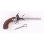Queen Anne style Blackley reproduction flintlock pistol