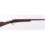 (S2) .410 Belgian semi hammer, 30 ins part octagonal barrel, sidelever opening, 14 ins straight