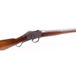 (S1) .22 (.303 conversion) Enfield 1883/97 martini action rifle, 21 ins barrel with blade sight,