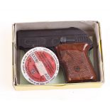 6mm Record blank firing starting pistol, boxed with user instructions and quantity of blank