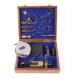 Fly tying kit with cased Hardy reel 'The Viscount 140 Mark III'