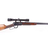 (S2) .22 Winchester Model 9422 XTR lever action rifle, 20 ins barrel, tube magazine, black action,