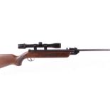 .22 Westlake break barrel air rifle, open sights, mounted 4 x 32 ASI scope, no. 119909027 [