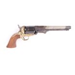 (S1) .44 Uberti black powder percussion revolver, 7½ ins round barrel, captive rammer, plain black 6