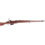 (S1) .303 Ross Rifle Co. M-1910 straight pull service rifle, fullstocked in military