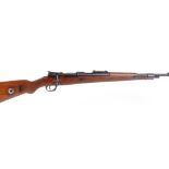 (S1) 8 x 57mm WWII Mauser K98 bolt action service rifle, in full military specification, breech