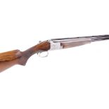 (S2) 12 bore Browning B25 B2 over and under, ejector, 27½ ins barrels, ¼ & ¼, broad file cut
