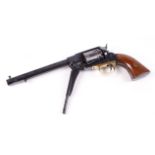 (S1) .44 Pietta Remington black powder percussion revolver, 8 ins barrel, 6 shot cylinder, brass