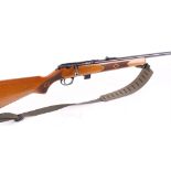 (S1) .22 Marlin Model 25N bolt action rifle, 21½ ins threaded barrel (moderator available), open