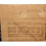 (S1) 500 x .375 Winchester Western Big Bore 94 250gr rifle cartridges[Purchaser Please Note: Section