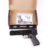 .177/BB G-10 Repeater air pistol, open sights, no. 07114006, in original box with instructions [