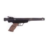 .177 Original Model 6M break barrel air pistol, open sights, no. 1653 [Purchasers Please Note: