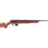 (S1) .22 BRNO Model 581 semi automatic rifle, 21½ ins barrel threaded for moderator (mod available),