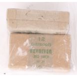 (S1) 24 x .380 MkIIz revolver cartridges (in two packets of twelve)[Purchaser Please Note: Section 1