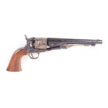 (S1) .44 Colt Army (Uberti) Model 1860, black powder percussion revolver, 8 ins sighted barrel