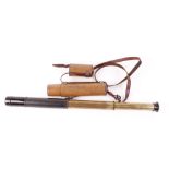 Stalking scope by Ross of London, no.76727, in tan leather case