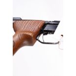 (S5-SF28) .22 Rhoner Sportwaffen single shot target pistol, 9¾ ins barrel, ergonomic wood grips, no.