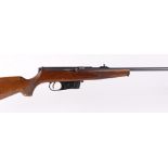 (S1) .22 Veore semi automatic (or single shot) rifle, 21 ins screw cut barrel, open sights, 10