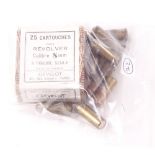 35 x 8mm Lebel revolver blank cartridges (including 25 rounds in original packet) [Purchasers Please