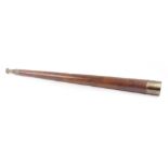 Early Bisley or Wimbledon period large long range rifle single drawer spotting scope inscribed H