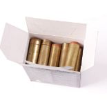 (S2) 20 x 12 bore brass ejector cartridges by Holland & Holland, Dickson, Eley Kynock, Purdey