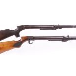 .177 BSA Lincoln Jeffries under lever air rifle, no. S31250; .177 BSA Lincoln Jeffries under lever