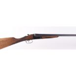 (S2) 12 bore boxlock non ejector by Sabel, 26 ins barrels, ½ & ½, 70mm chambers, engraved black