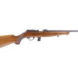 (S1) .22 Beretta semi automatic rifle, 20½ ins barrel with original blade and leaf sights, 10 shot