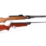 5.5mm ASI Sniper break barrel air rifle, no. 0967680; .22 Chinese underlever air rifle (2) [