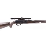 (S1) .22 Remington Nylon 66 semi automatic rifle, 20 ins barrel with open sights, tibe magazine,