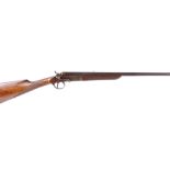 (S2) .410 semi hammer, 30¾ ins two stage sighted barrel, Birmingham proof marks, side lever opening,
