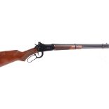 (S1) .357 (Mag) Winchester Model 94AE lever action carbine, 20 ins barrel with blade sight, full