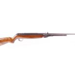 .22 Webley Mark 3, under lever air rifle, original blade and turret sights, no.A3020 [Purchasers