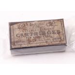 (S1) 50 x 7mm pinfire cartridges in original Eley tin box[Purchaser Please Note: Section 1 or RFD