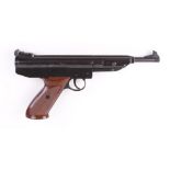 .22 Em-GE Model LP3A break barrel air pistol, open sights, no. 4551 [Purchasers Please Note: This