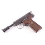 (S5-SF39) 7.62mm (.32) Webley & Scott semi automatic humane dispatch pistol, multi shot magazine,