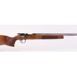 (S1) .22 Remington(?) bolt action target rifle, 26½ ins heavy barrel with tunnel foresight, single