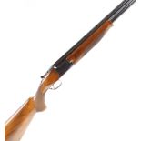 (S2) 12 bore Browning Citori over and under, ejector, 28 ins barrels, ic & ic, file cut ventilated
