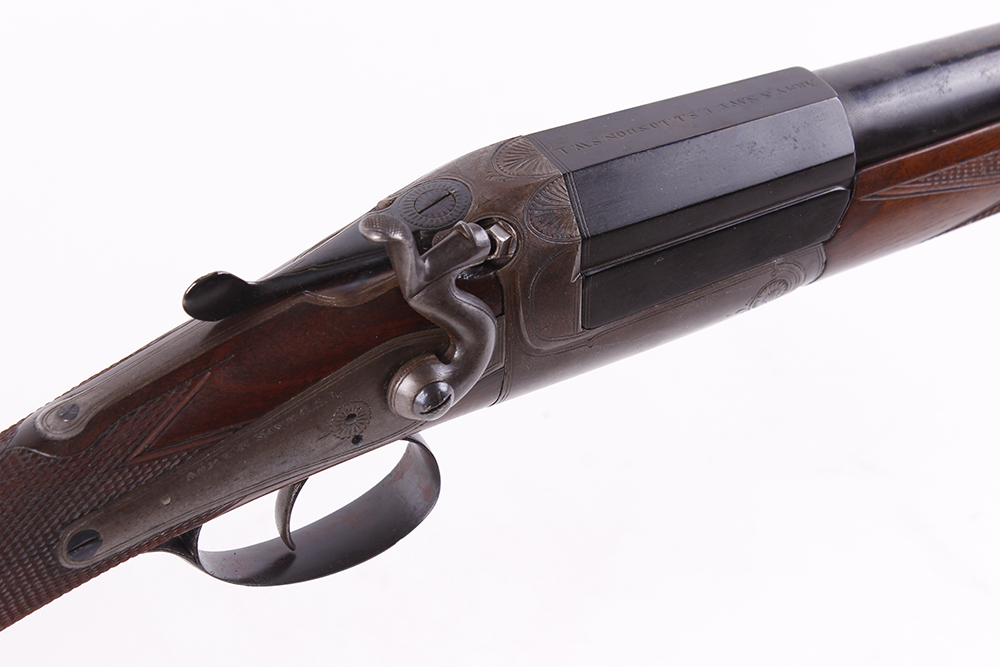 (S2) 16 bore single hammer gun by Army & Navy, 28¼ ins barrel, ½ choke, the breech inscribed - Image 2 of 2