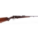 (S1) .22 Mauser Mm 410 B (pre-WWII) bolt action sporting rifle, 23½ ins barrel with blade foresight,