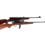 (S1) .22 Voere semi automatic rifle, screw cut barrel with open sights, 8 shot magazine, no.