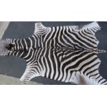 A full Zebra skin, nominal measures l.105 ins x w.