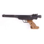 4.5mm Original Model 6 break barrel target air pistol, wood grips, no.