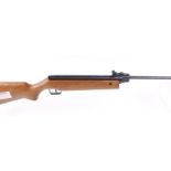 .22 SMK Mod 12 break barrel air rifle, tunnel foresight, adjustable rear sight, boxed, no.