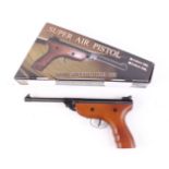 .177 SMK, break barrel air pistol, wood grips, boxed as new, no.