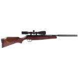 5.5mm Stoeger X20S2 break barrel air rifle, moderated barrel, mounted 3-9 x 40 Stoeger scope, no.