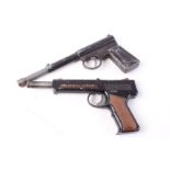.177 Diana SP50 air pistol. no. 1423; .177 TJH Gat air pistol, no.