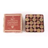 (S2) 25 x 8 bore Eley Gastight metal lined paper cased BB shot cartridges,
