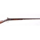 (S58) 15 bore Flintlock single sporting gun by Sharp and Keen,